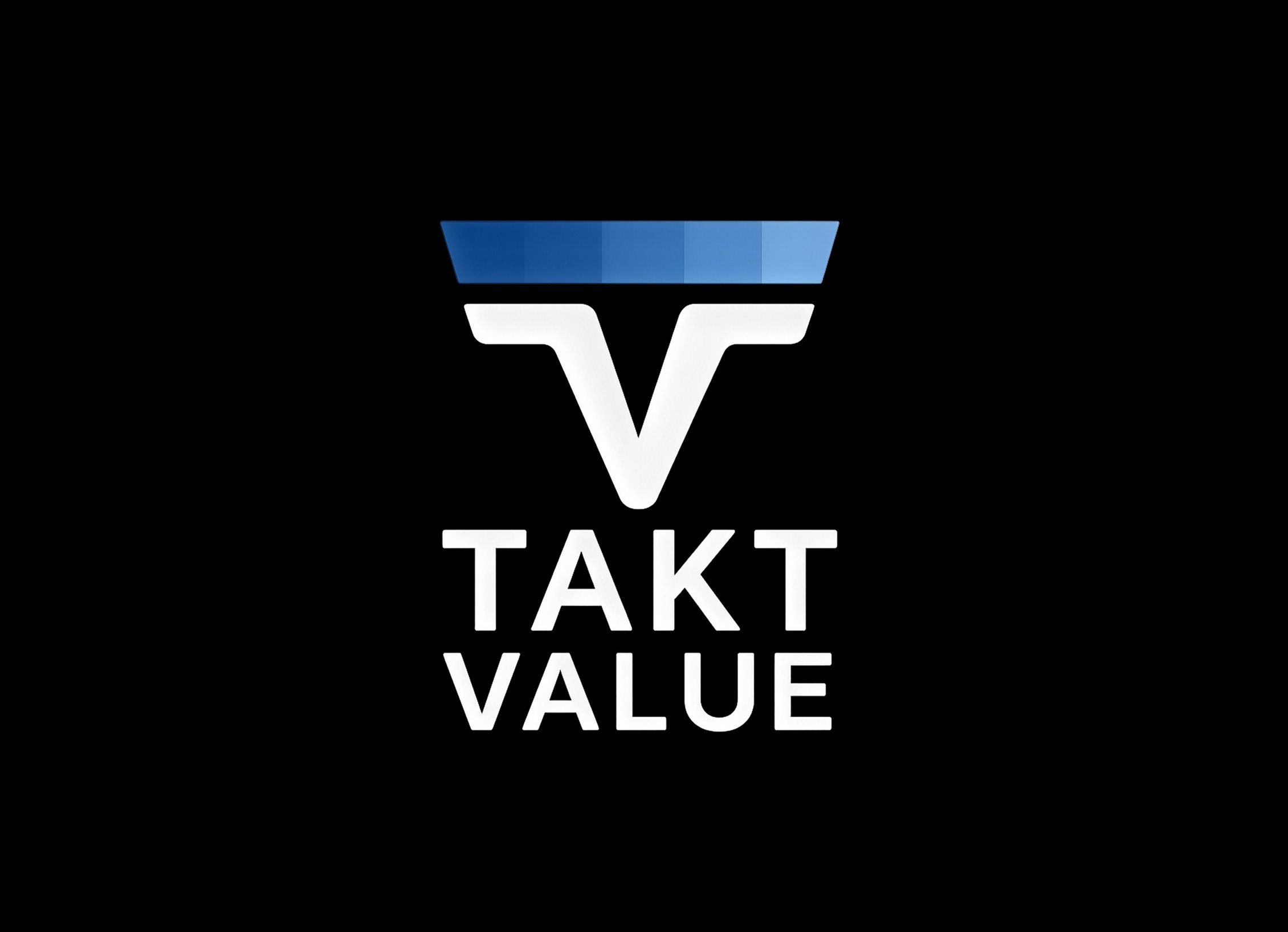 TAKT VALUE logo – visuel identitet for Lean og Takt Planlægning i byggeprojekter